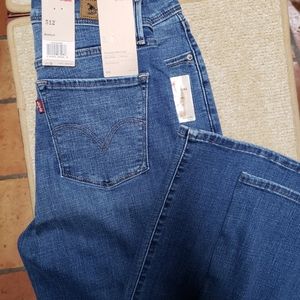 NWT! LEVI"S 512 swimming tummy-control jeans sz 10